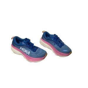 HOKA BONDI 8 Coastal Sky RUNNING SHOES WOMEN'S Size 8